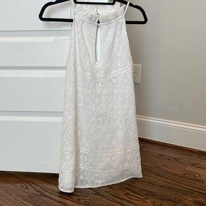 White Eyelet Dress